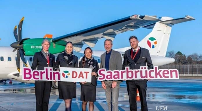 DAT fliegt innerdeutsch von Berlin nach Saarbrücken DAT fliegt innerdeutsch von Berlin nach Saarbrücken
