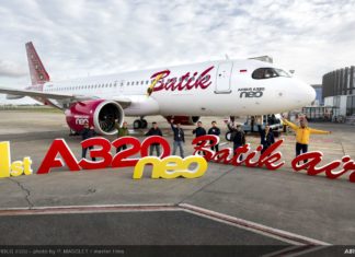 Airbus A320neo erstmals bei Batik Air eingeflottet