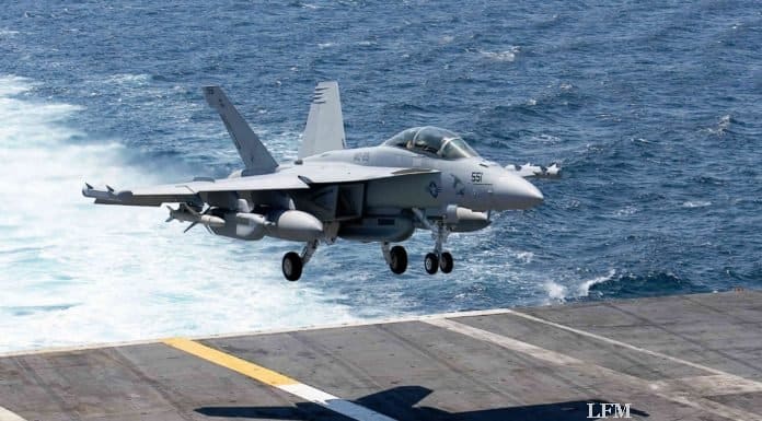 F-18 Super Hornet als EA-18G Growler im Drohneneinsatz F-18 Super Hornet als EA-18G Growler im Drohneneinsatz