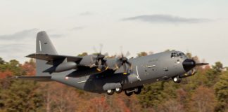 KC-130J Tankflugzeug Super Hercules in Frankreich