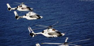 Marine von Frankreich startet mit vier zivilen H160