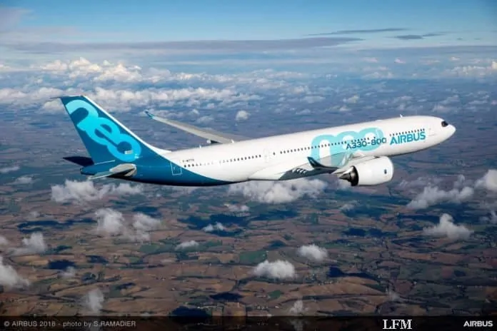 Airbus A330-800 bekommt Zulassung von EASA und FAA