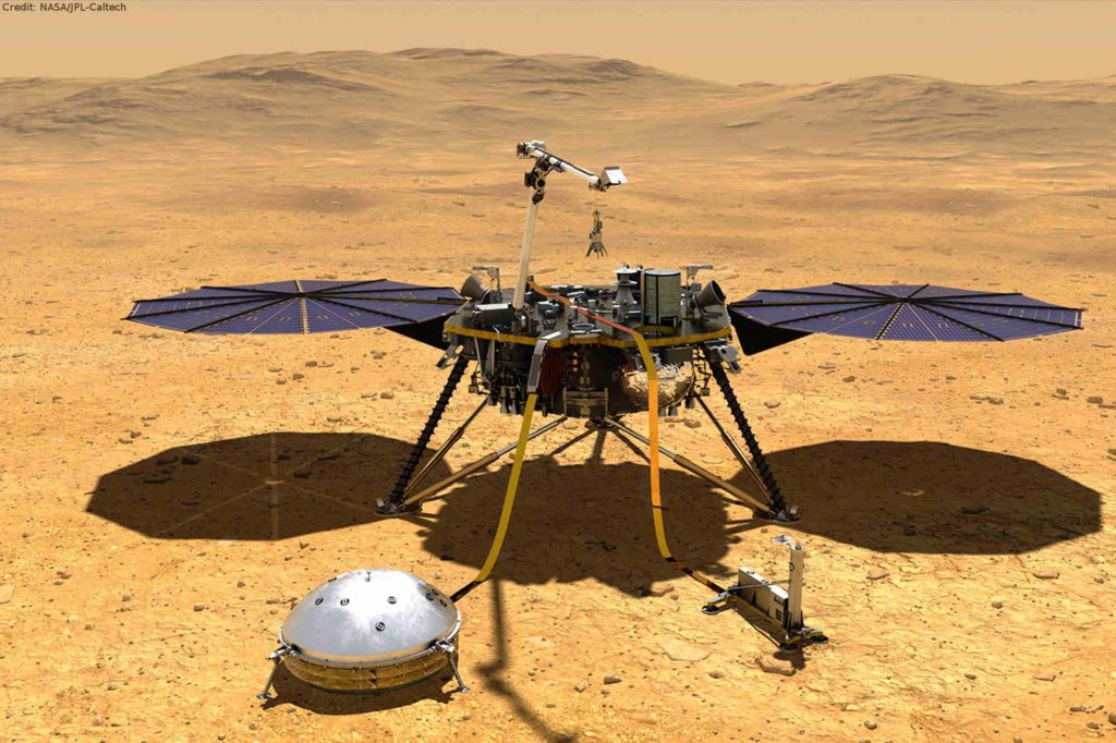 NASA-Sonde InSight auf dem Mars