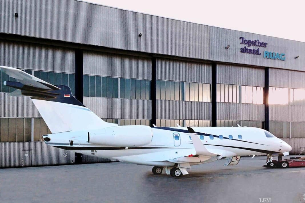 Ruag Oberpfaffenhofen entlässt Embraer Legacy 500