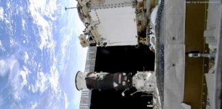 Progress-MS-13-Frachter am russischen Segment der ISS