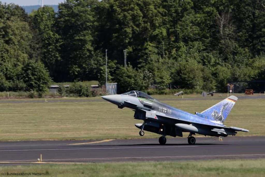 Eurofighter mit Sonderfolierung