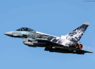 Eurofighter fliegt mit Sonderfolierung "Sword of Boelcke"