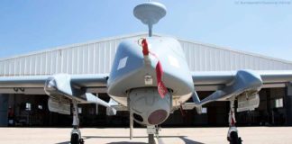 Drohne Heron TP mit 1.200 PS