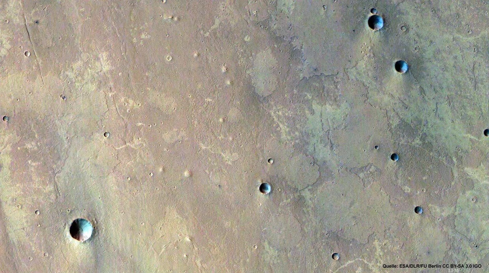 Schlammvulkane auf dem Mars