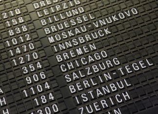 Flughafen Frankfurt Anzeigetafel