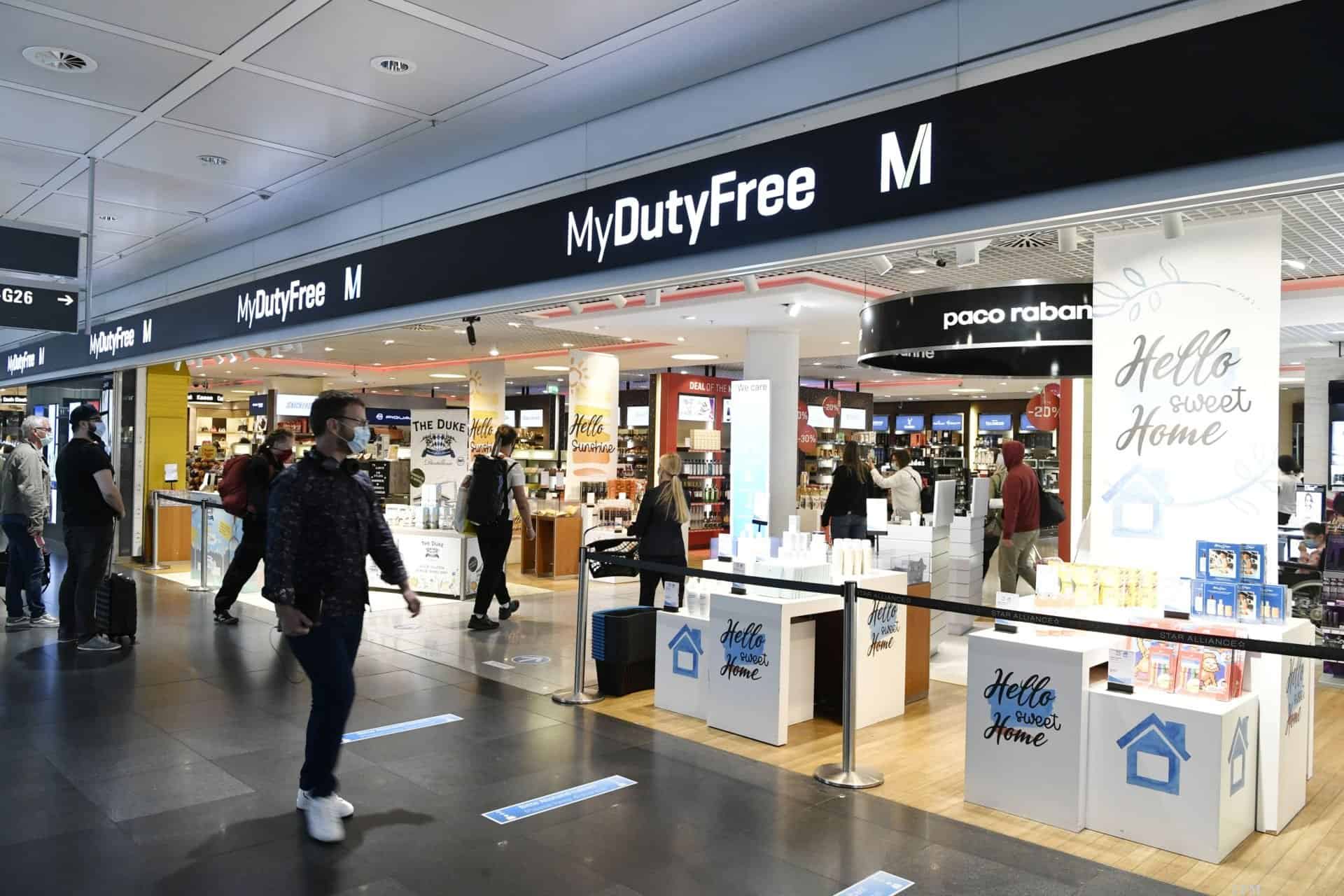 MyDutyFree am Flughafen München bietet eine große Auswahl an Parfüms, Kosmetik, Accessoires und Genussmitteln täglich zwischen 7:30 Uhr und 19 Uhr.