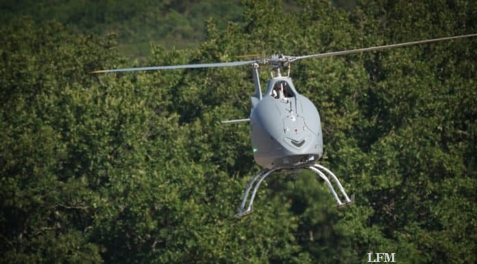 Airbus Drohne VSR700-Prototyp beim autonomen Freiflug VSR700-Prototyp (UAS) von Airbus Helicopters