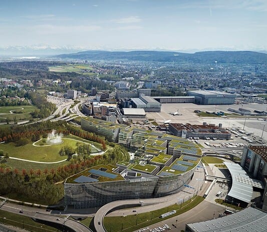 Flughafen Zürich, Luftbild