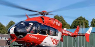 EC145 bei der DRF Luftrettung in Dortmund