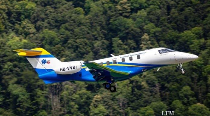 Erstflug nach Schweden: Pilatus PC-24 Ambulanzflugzeug Pilatus PC-24 Ambulanzflugzeug