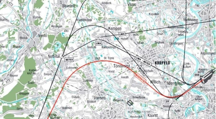 Verbesserte Abflugroute durch RNP ab Düsseldorf Verbesserte Abflugroute durch RNP ab Düsseldorf