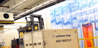 Lufthansa Cargo am Flughafen Frankfurt