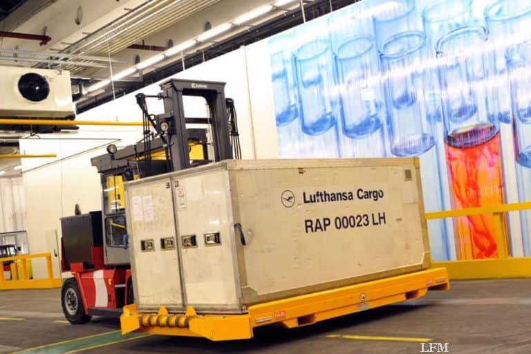 Lufthansa Cargo am Flughafen Frankfurt