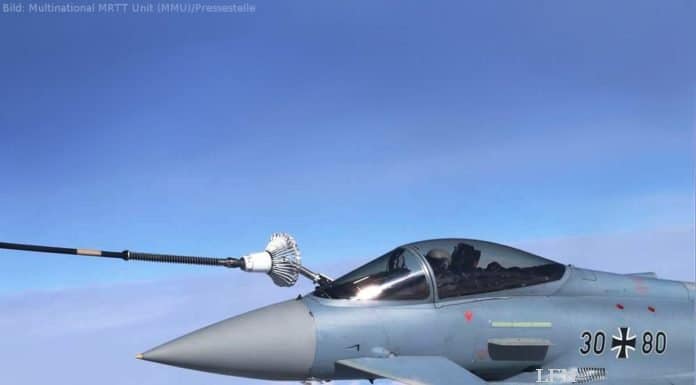 A330 MRTT der Nato betankt Eurofighter der Luftwaffe A330 MRTT der Nato betankt Eurofighter der Luftwaffe