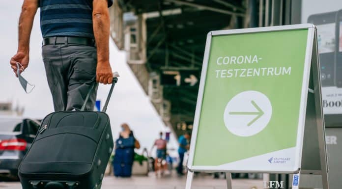 Corona-Tests für Reiserückkehrer am Flughafen Stuttgart Corona-Testcenter am Flughafen Stuttgart