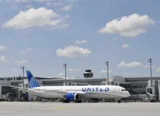 United Airlines am Flughafen München
