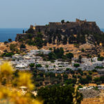 Historische Stadt Lindos auf Rhodos, Griechenland