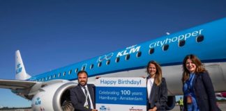 KLM Royal Dutch Airlines Europa-Nordwestflug