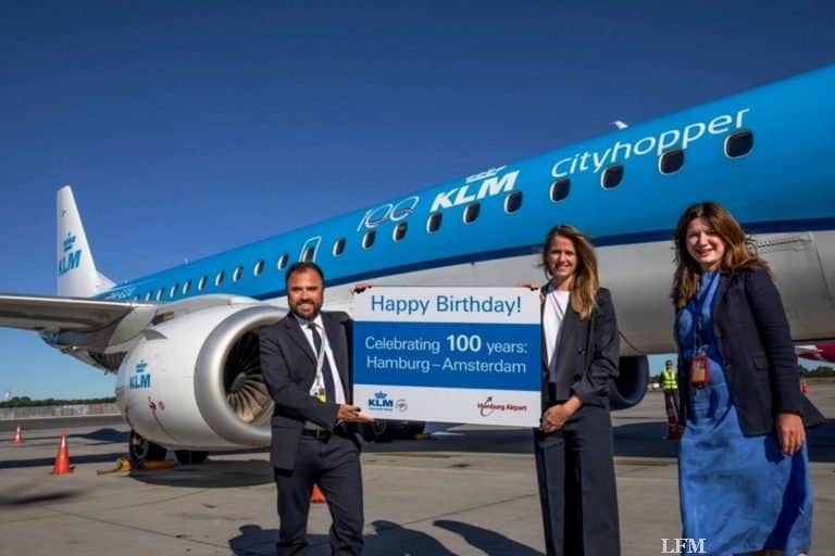 KLM Royal Dutch Airlines Europa-Nordwestflug