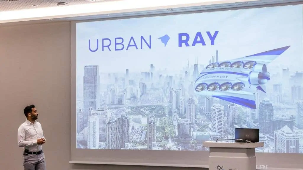 Prä­sen­ta­ti­on des Kon­zepts Ur­ban Ray