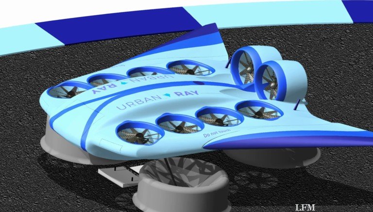 Das Team der RW­TH-Aachen stellt das Konzept Ur­ban Ray vor