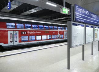 Inbetriebnahme des Bahnhofs "Flughafen BER - Terminal 1-2"