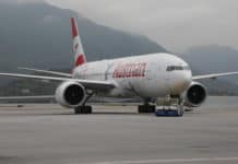 Austrian Airlines verzeichnet positives Jahresergebnis Austrian Airlines B777 OELPF