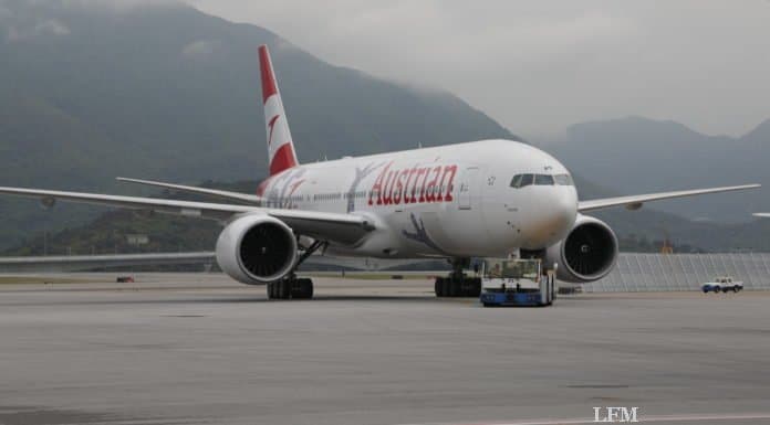 Austrian Airlines verzeichnet positives Jahresergebnis Austrian Airlines B777 OELPF
