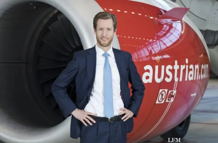 Austrian Airlines CEO Alexis von Hoensbroech