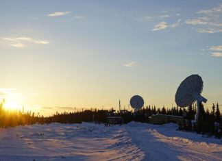 Groß­for­schungs­an­la­ge des DFD im ark­ti­schen In­u­vik im Nor­den Ka­na­das