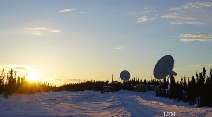 Deutsches Fernerkundungsdatenzentrum (DFD) feiert 40. Geburtstag Großforschungsanlage des DFD im arktischen Inuvik im Norden Kanadas