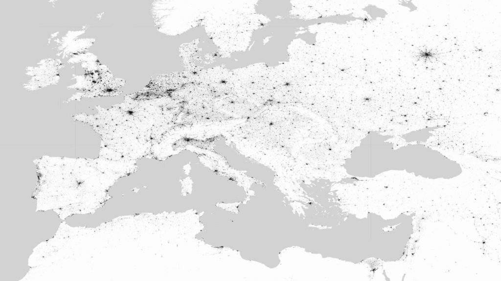 Glo­bal Ur­ban Foot­print – Eu­ro­pa