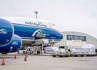 Frachtverkehr am Leipzig/Halle Airport