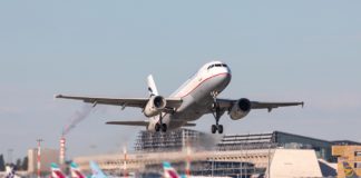 STR Aegean 320 Takeoff