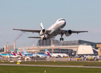 STR Aegean 320 Takeoff