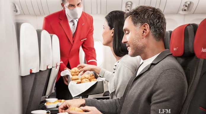 AUA erweitert Bezahlangebot in der Bordverpflegung Austrian Airlines Catering