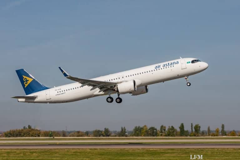 Air Astana Airbus A321LR Super Arrow