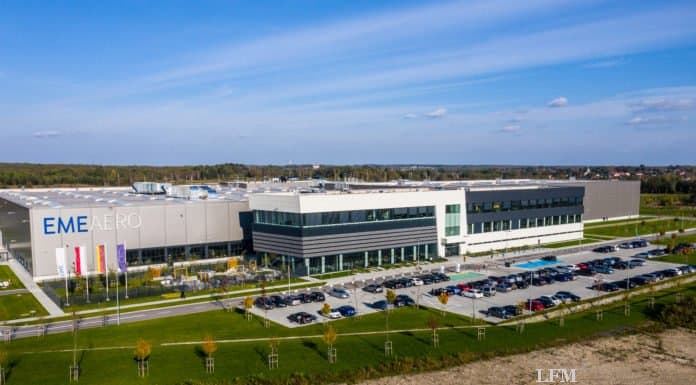 EME Aero setzt GTF-Serientriebwerke von Pratt & Whitney instand EME Aero Gebäude in Jasionka (Polen)