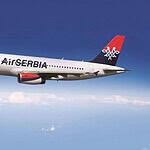 Air Serbia A320 mit V2500-Triebwerken