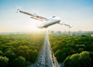 Elektrischer Senkrechtstarter für 19 Passagiere