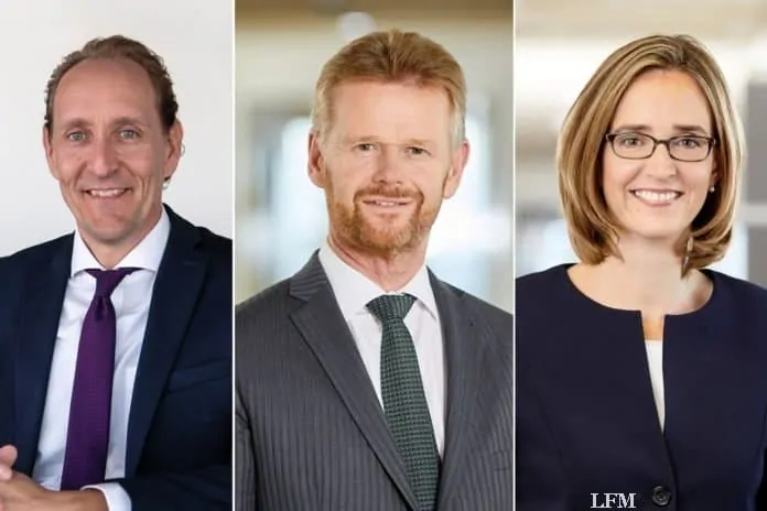 Dieter Vranckx, Peter Gerber und Dorothea von Boxberg rücken ins Lufthansa-Management auf