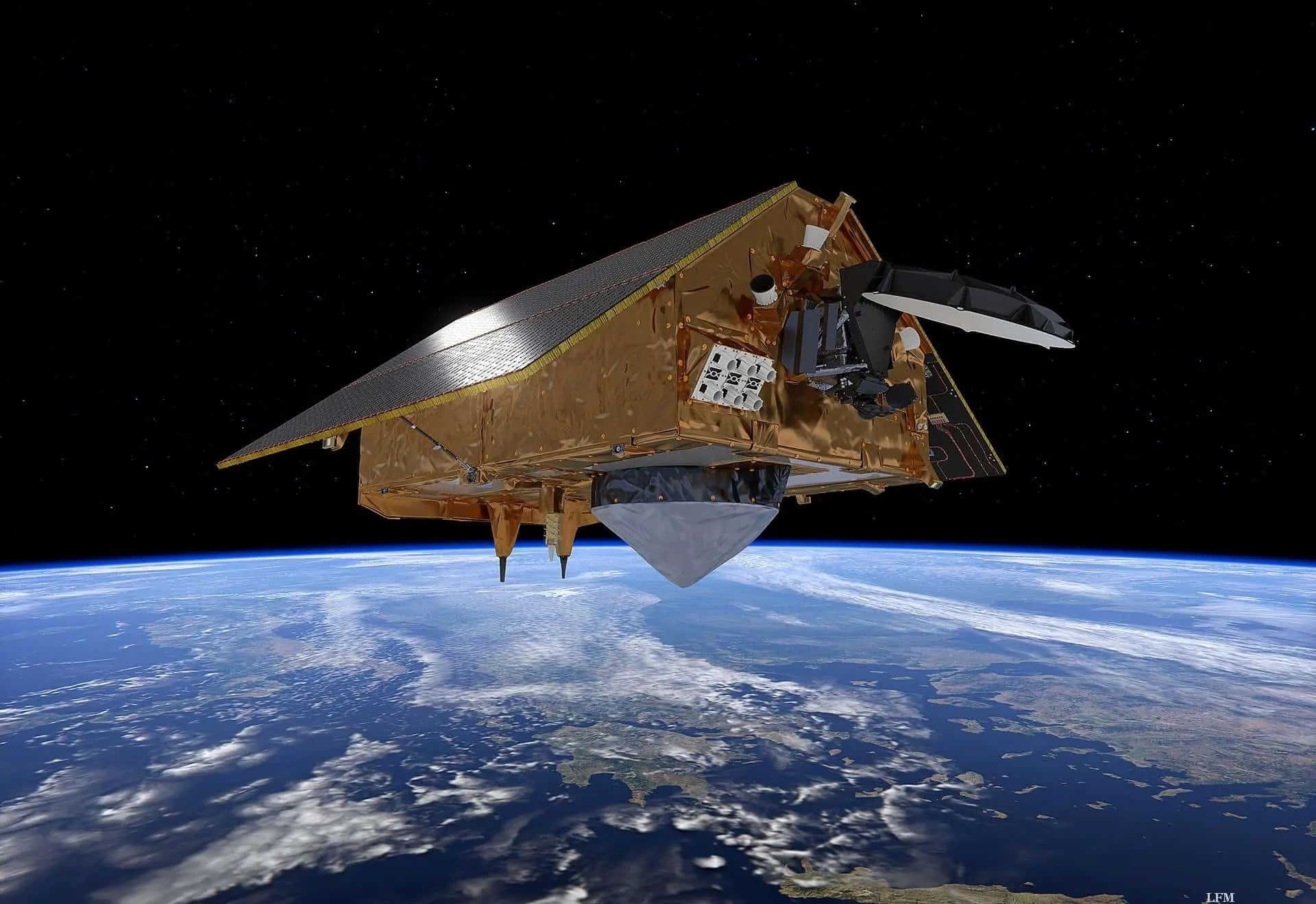 Sentinel-6-Satellit im Orbit