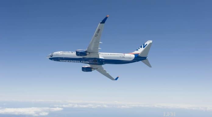 SunExpress testet auf COVID-19 auf Flügen in die Türkei Boeing 737-800 von SunExpress (Foto: SunExpress)