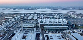 Flughafen München - Luftaufnahme