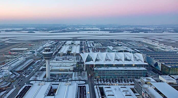 Airport München CDP zertifiziert mit „A Minus“ Flughafen München - Luftaufnahme